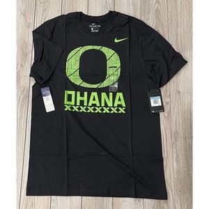 NWT Men's Nike Oregon Football OHANA Black T-Shirt / Shirt - RARE - Size M